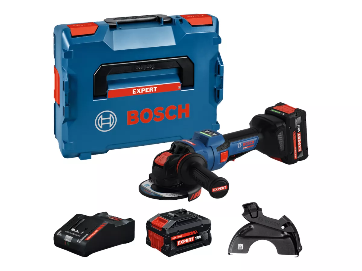 Meuleuse angulaire EXPERT EXWX18V-15PS Bosch + batteries
